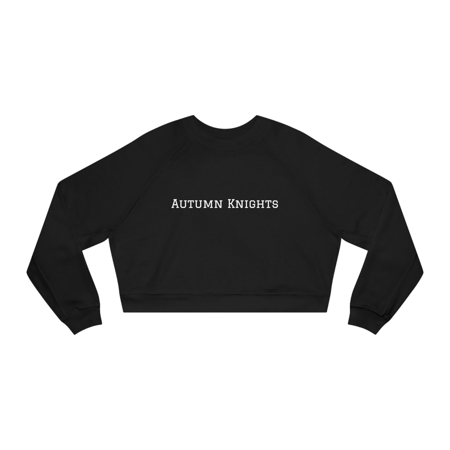 Autumn Knights - Women's Cropped Fleece Pullover(Dark)