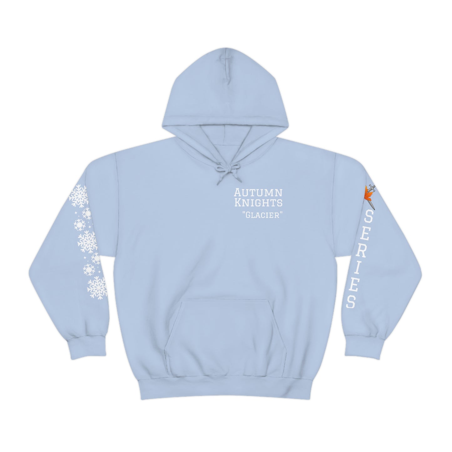 Autumn Knights - (2023 Series) Heavy Blended Hooded Sweatshirt "Glacier"